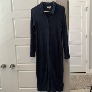 Madewell Button Front Sweater Dress